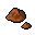 strange orange powder
